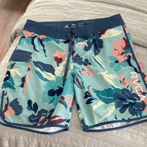 RVCA mens size 36 swim trunks